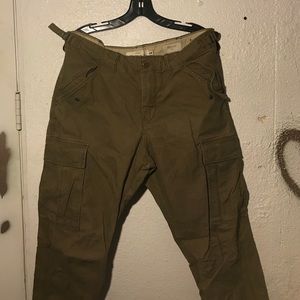LOGG H&M | Slim Fit  Dark Brown Cargo Pants